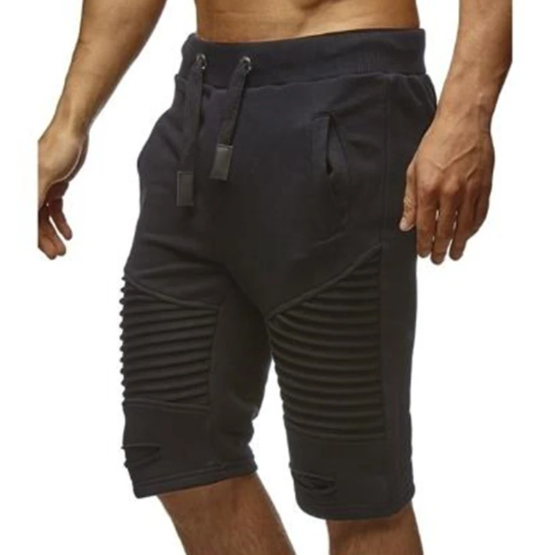 

2021 New Men's Shorts Fitness Casual Drawstring Short Pants High Quality Shorts Multi-pocket Sports Shorts