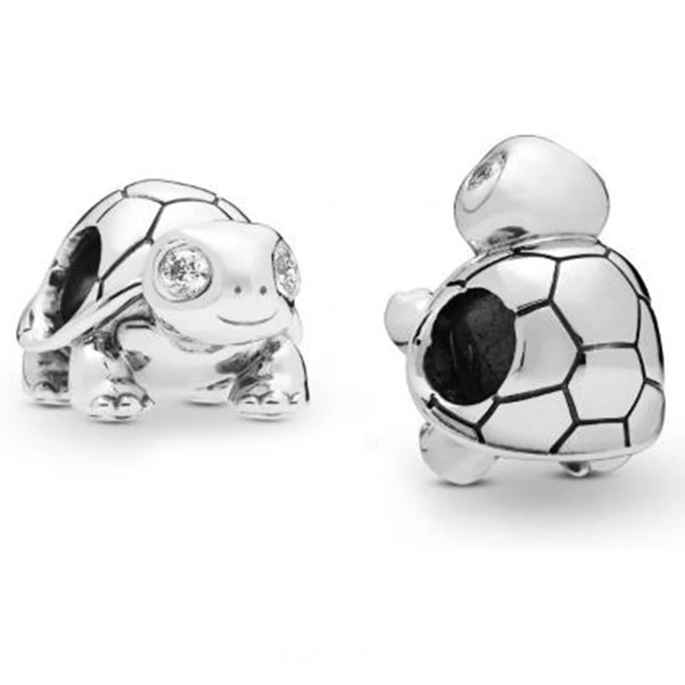 

Bright Eyed Turtle Charm 100% 925 Sterling Silver Bright Eyed Turtle Charms Fit Original Bracelet Diy Jewelry 2019 Spring