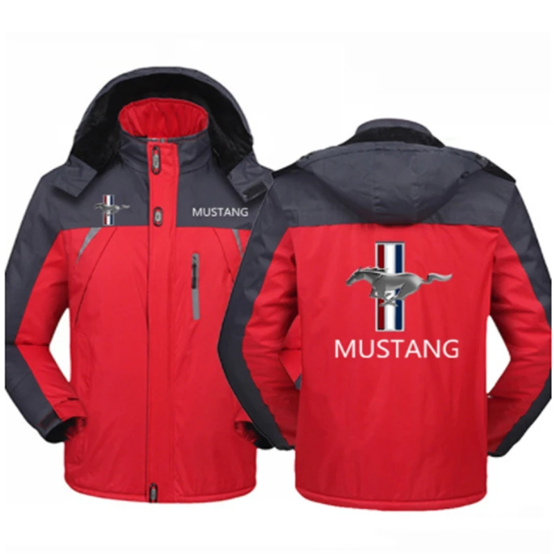 

2021 New Winter Mens Womens Mustang Jackets Thicken Windbreaker Waterproof Warm Outdoor Couples Cold-Proof Mountaineering Coats