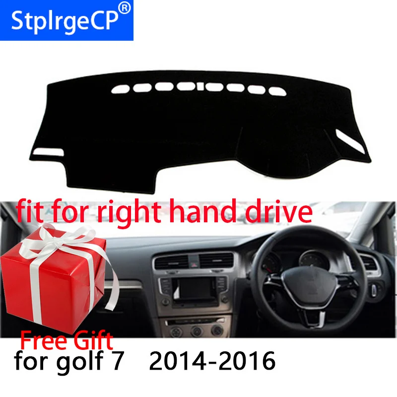 Коврик для приборной панели автомобиля Volkswagen Golf 7 MK7 2013 2018|Наклейки на автомобиль|