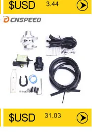 CNSPEED Универсальный электронный турбо предохранительный клапан автомобиля поддельные дампа клапан аналоговый звук BOV YC100387