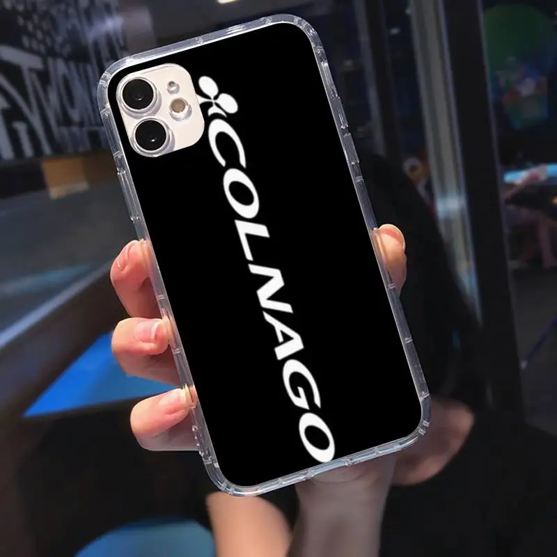 

Mountain Bike Colnago Soft Phone Case Transparent Case For Iphone 6 6s 7 8 Plus XR X XS 11 12 Pro Max