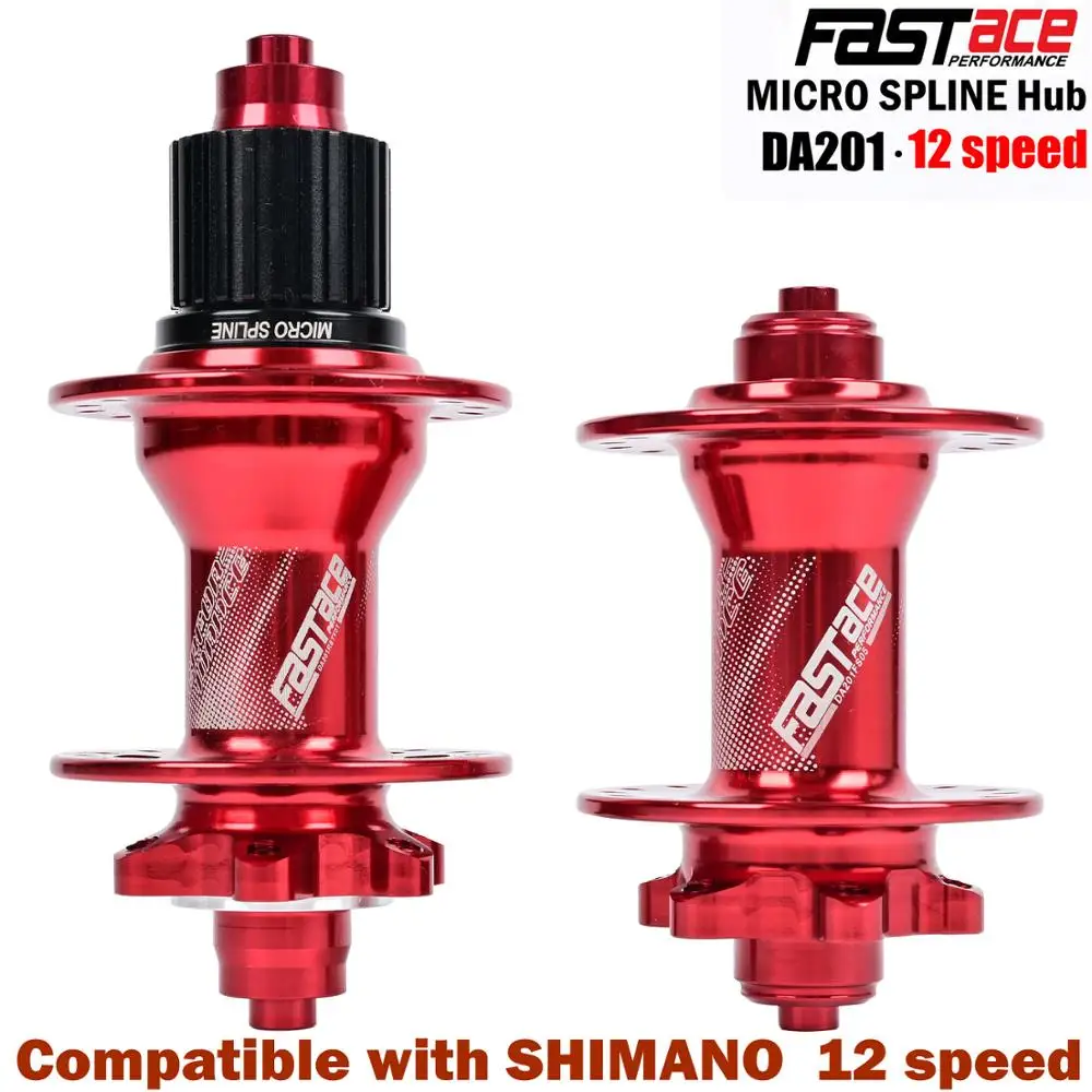 FASTACE DA201 Hub 12S Speed QR 135x10 мм 100x9 32H MICRO SPLINE для Shimano совместимый с DEORE XT M8100 SLX BOOST