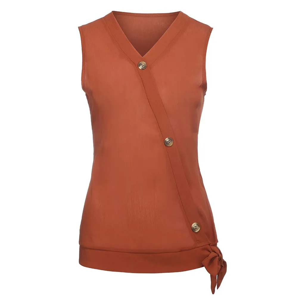 Женская блузка на пуговицах повседневная одноцветная с рукавом свободная дикая