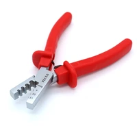 pz1 5 6 germany style small crimping pliers for insulated and non insulated ferrules terminals clamp hand tools pz 0 25 0 5