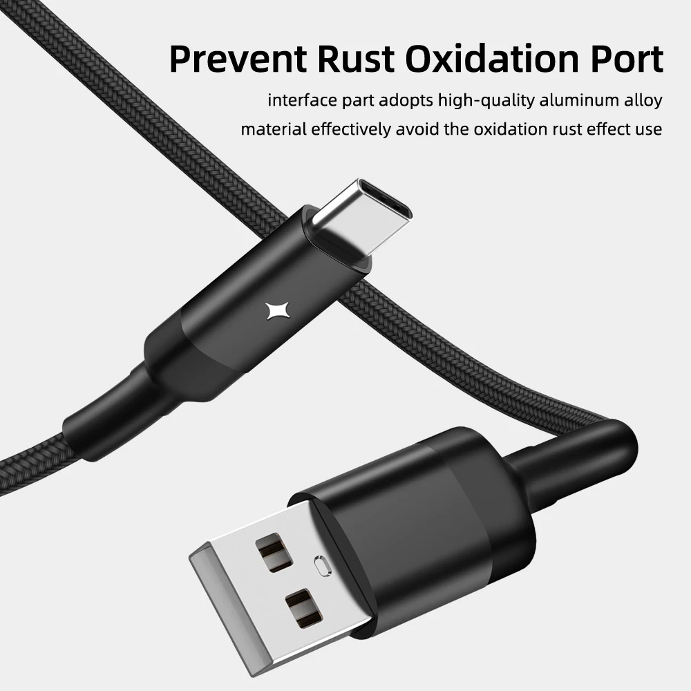USB кабель Micro для быстрой зарядки Samusng Huawei Type C зарядное устройство адаптер Oneplus 6T 3A