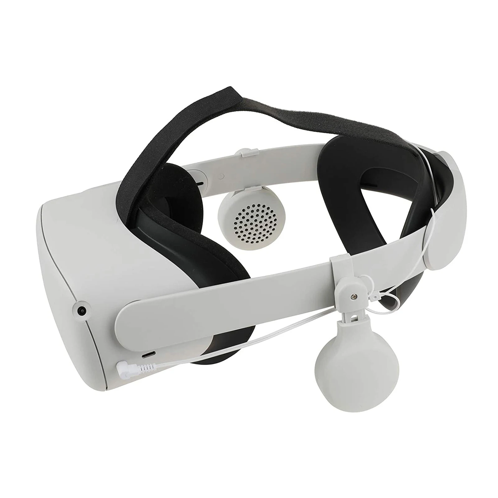 Регулируемые проводные наушники для Oculus Quest 2 VR белая игровая гарнитура Премиум