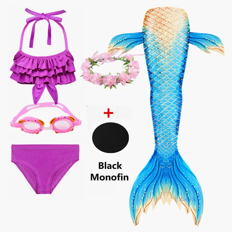 Лидер продаж детская одежда для девочек Купальники бикини Русалка с можете