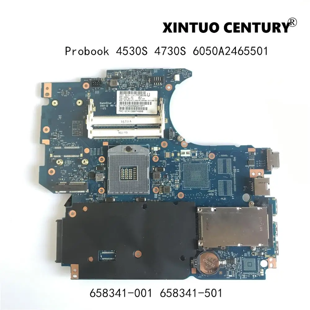 

658341-001 658341-501 For HP Probook 4530S 4730S Laptop motherboard 6050A2465501 Mainboard HM65 DDR3 100% tested working