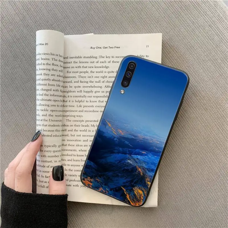 

Natural scenery Snow mountain Phone Case For Samsung galaxy S 9 10 20 A 10 21 30 31 40 50 51 71 s note 20 j 4 2018 plus