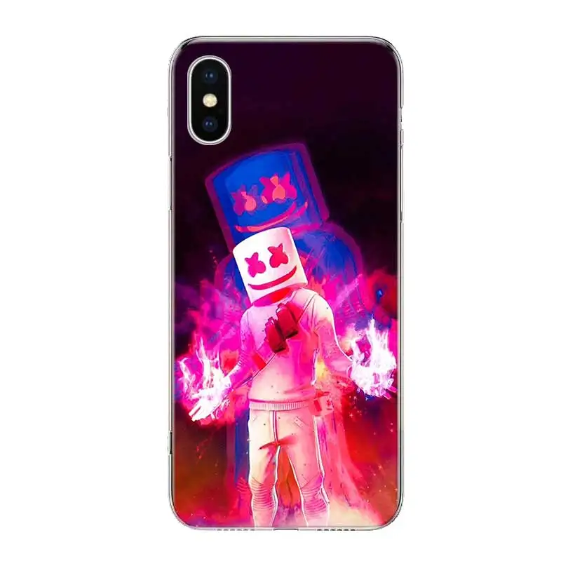 DJ Marshmello Fundas силиконовый чехол для телефона Apple iPhone 11 Pro 6 6S 7 8 Plus + X 10 Ten XS MAX XR 5 5S SE Heart