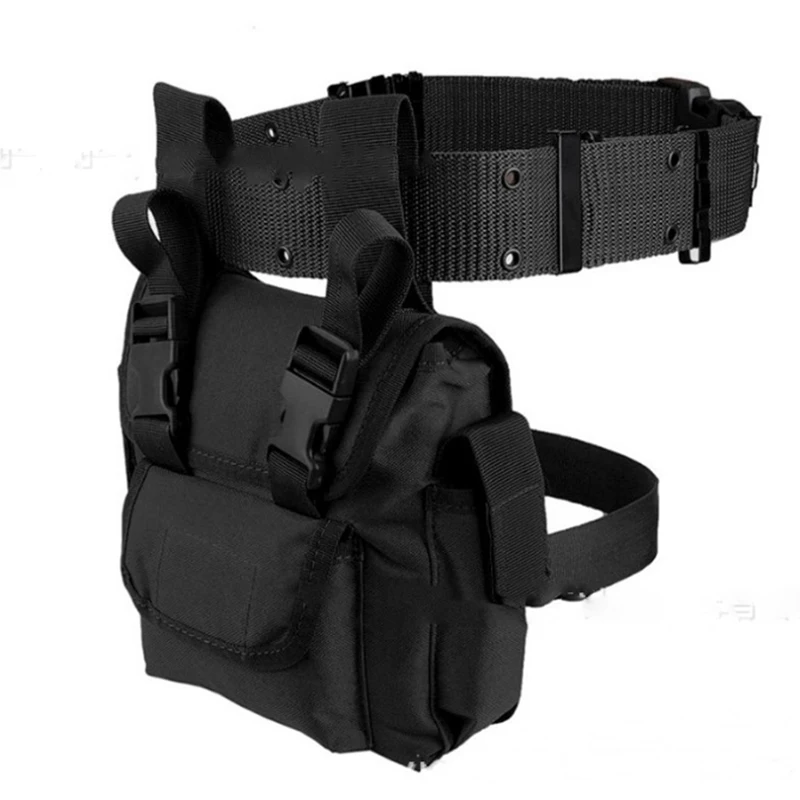 Поясная Сумка Oxford черная сумка мессенджер через плечо рок Готическая поясная