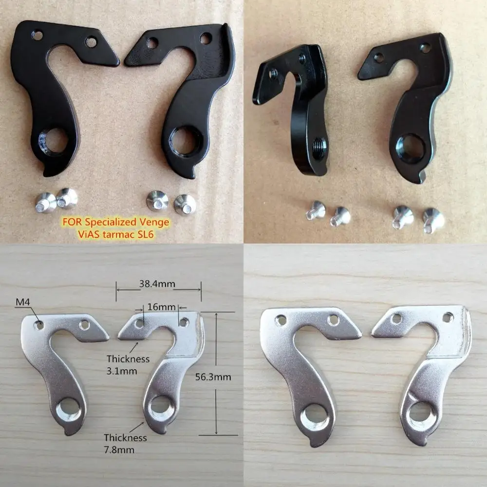 

2pc Bicycle rear derailleur hanger For Specialized Venge ViAS tarmac SL6 specialized VENGE PRO VIIAS Cipollini RB1K MECH dropout