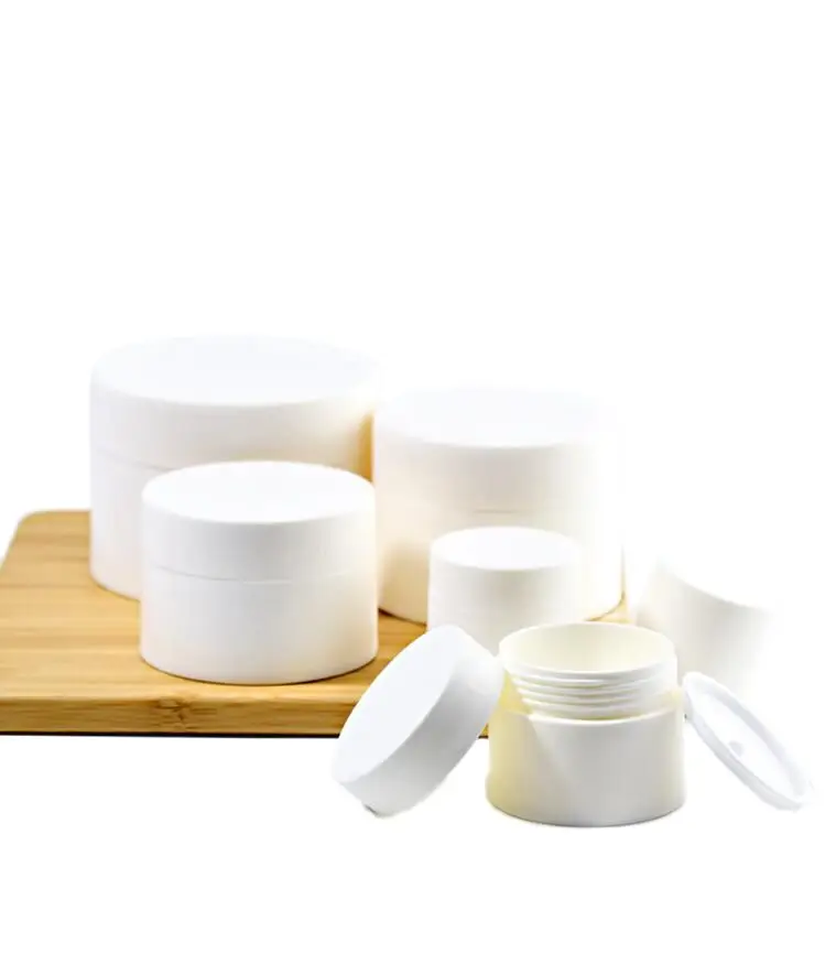 50 г Матовая белая пластиковая банка для крема глаз/Крем
