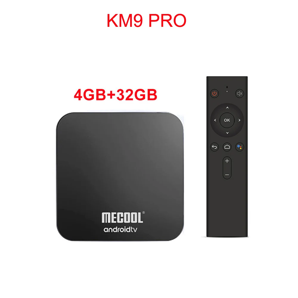 Android tv 9,0 Google Сертифицированный MECOOL KM9 PRO 4 ГБ 32 ГБ Android 9,0 tv Box Amlogic S905X2 4 K Voice 2,4G 5G Dual Wifi BT4.0 KM9A tv - Цвет: KM9 PRO 4G32G
