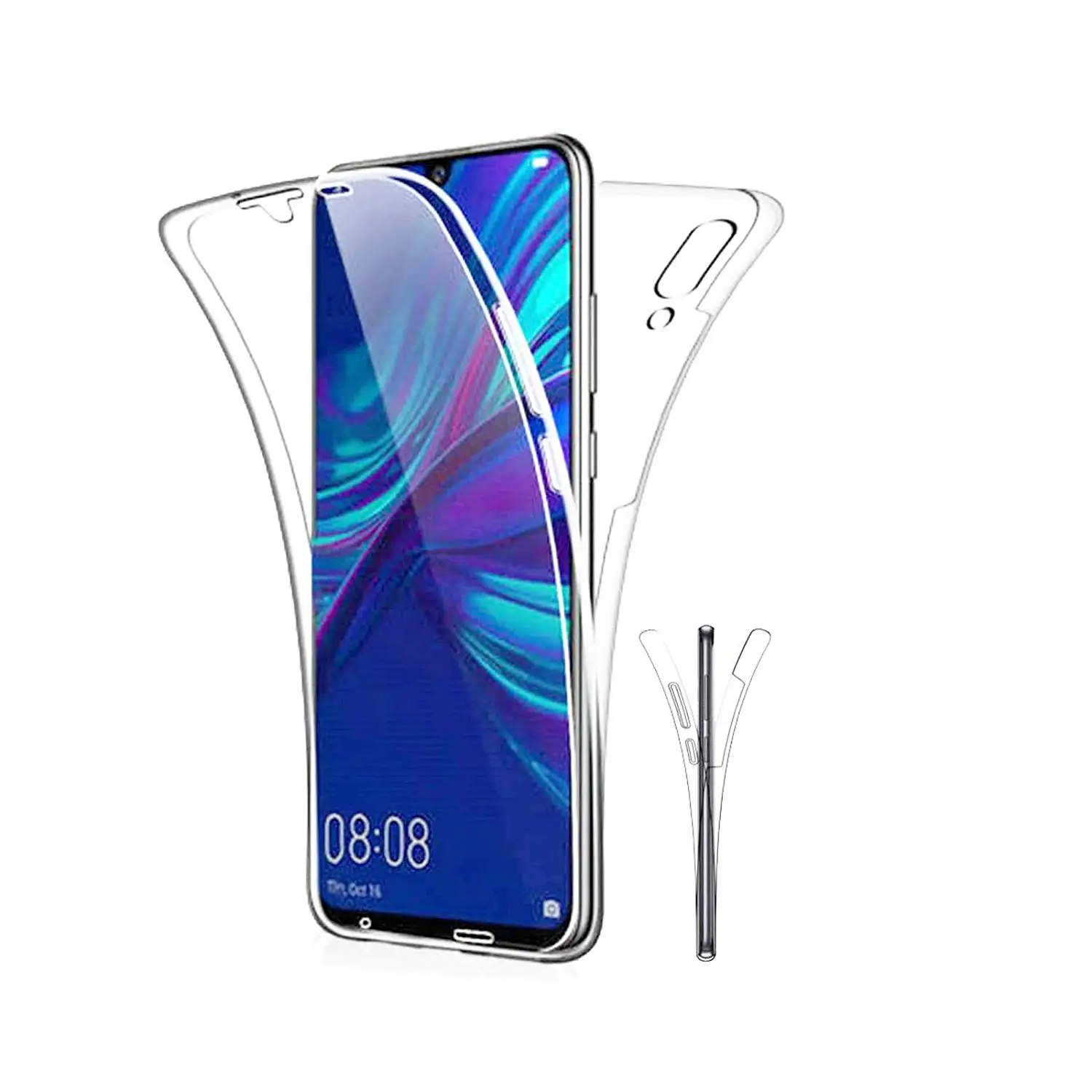 Чехол 2 в 1 с поворотом на 360 градусов для Huawei P Smart 2019 Plus Honor 10i 10 lite 20 Lite мягкий