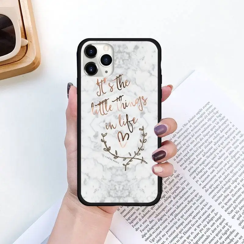 

Marble Rose flower Phone Case for iPhone 11 12 pro XS MAX 8 7 6 6S Plus X 5S SE 2020 XR Luxury brand shell funda coque