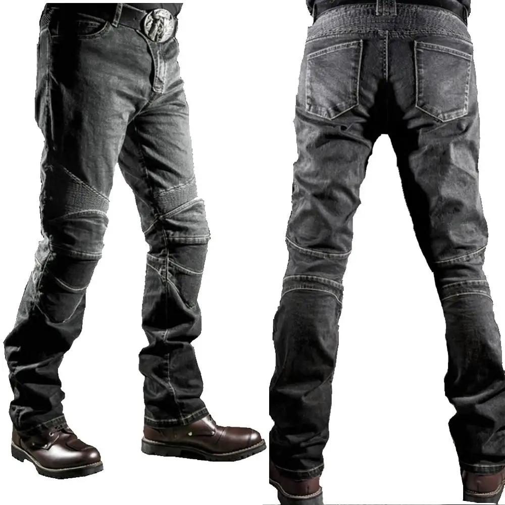 Ветрозащитные внедорожные джинсы для мотогонок байкерские штаны мужчин