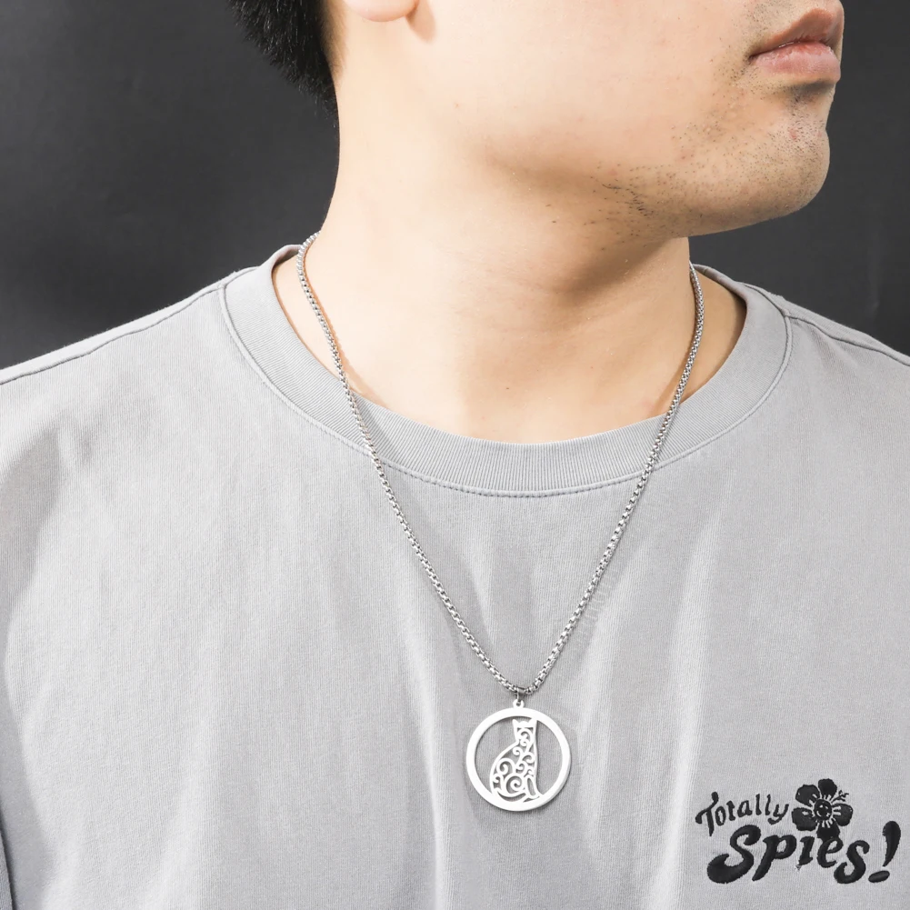 Ожерелье с подвеской в виде животного кота лошади единорога |