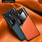 Кожаный чехол Lereach для Redmi Note 10 Pro Max, магнитный силиконовый ударопрочный чехол для Xiaomi Redmi Note 7, 8, 9 Pro, 10s, 9s