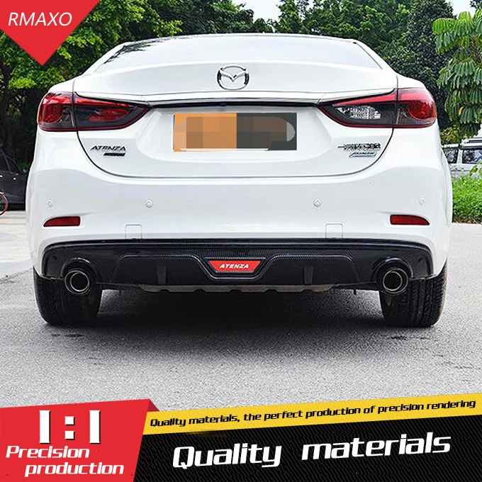 Задний спойлер для Mazda 6 Atenza задний 2015 2018 бампер из АБС пластика диффузор