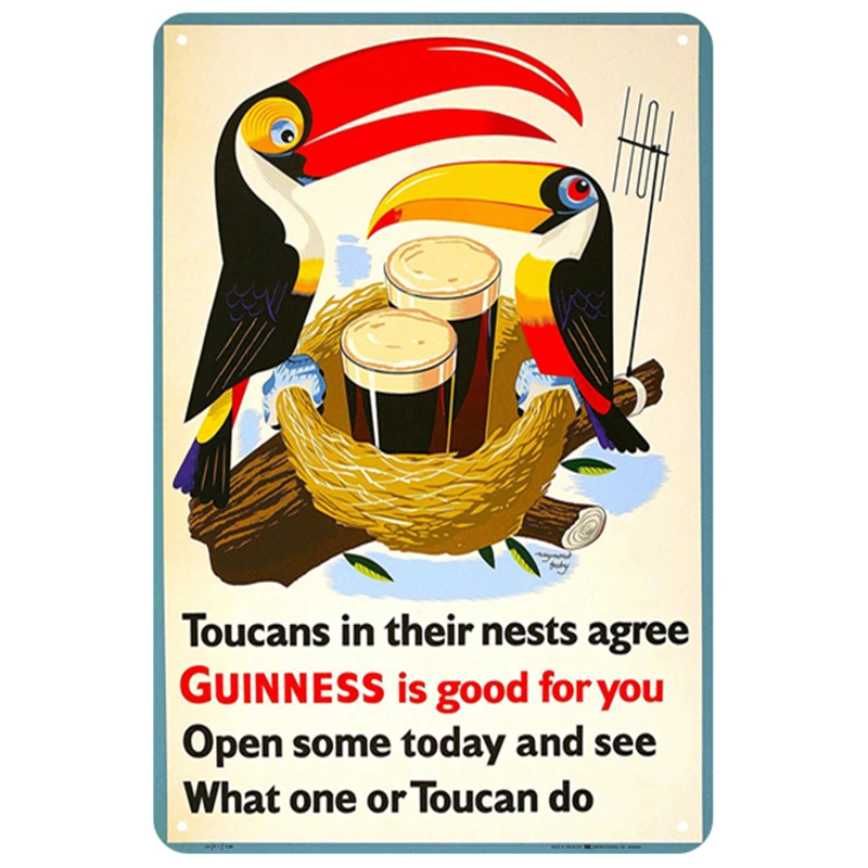 Guinness табличка, металлическая винтажная жестяная вывеска, булавка, потертый шик, Декор, винтажные металлические знаки, украшение для бара, металлический плакат для паба, металлическая пластина - Цвет: 13