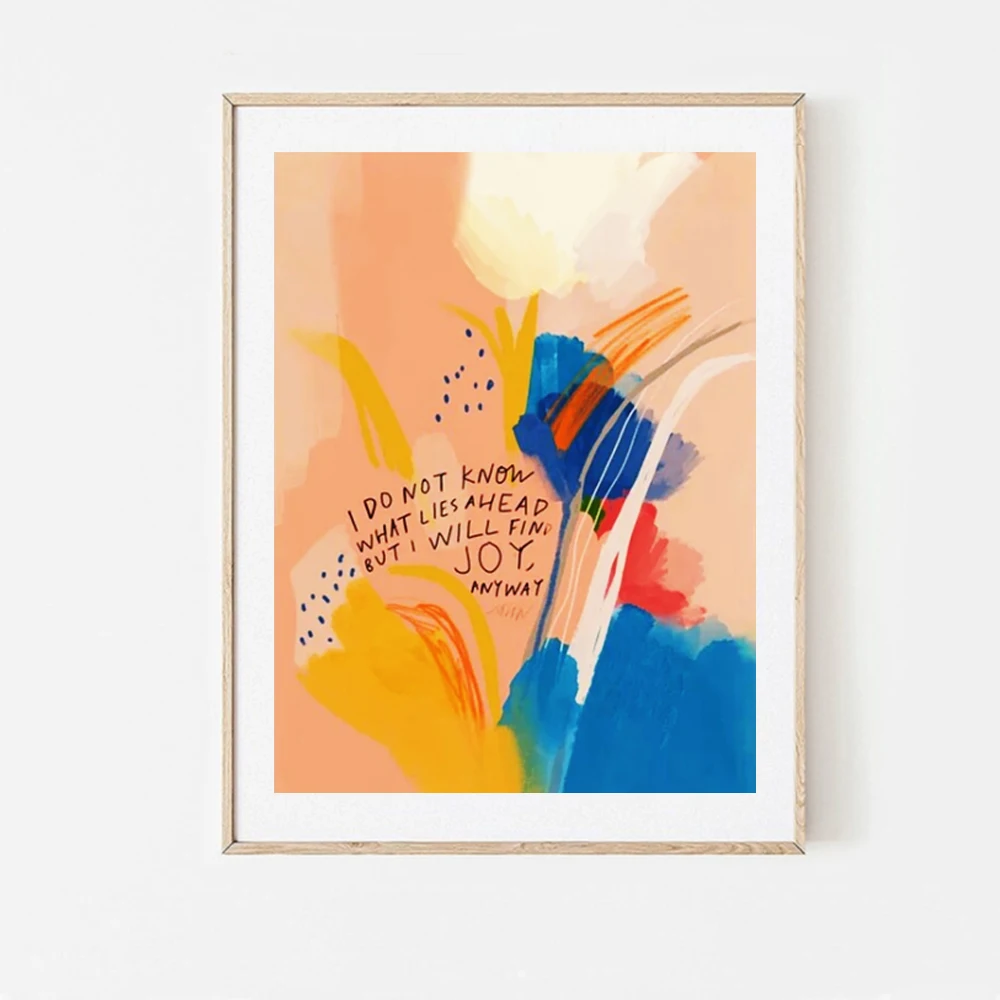 

Find Joy The Abstract Canvas Printings Living Room Decoration Flower Colorful Florals Print Art Home Decor Wall Art Posters