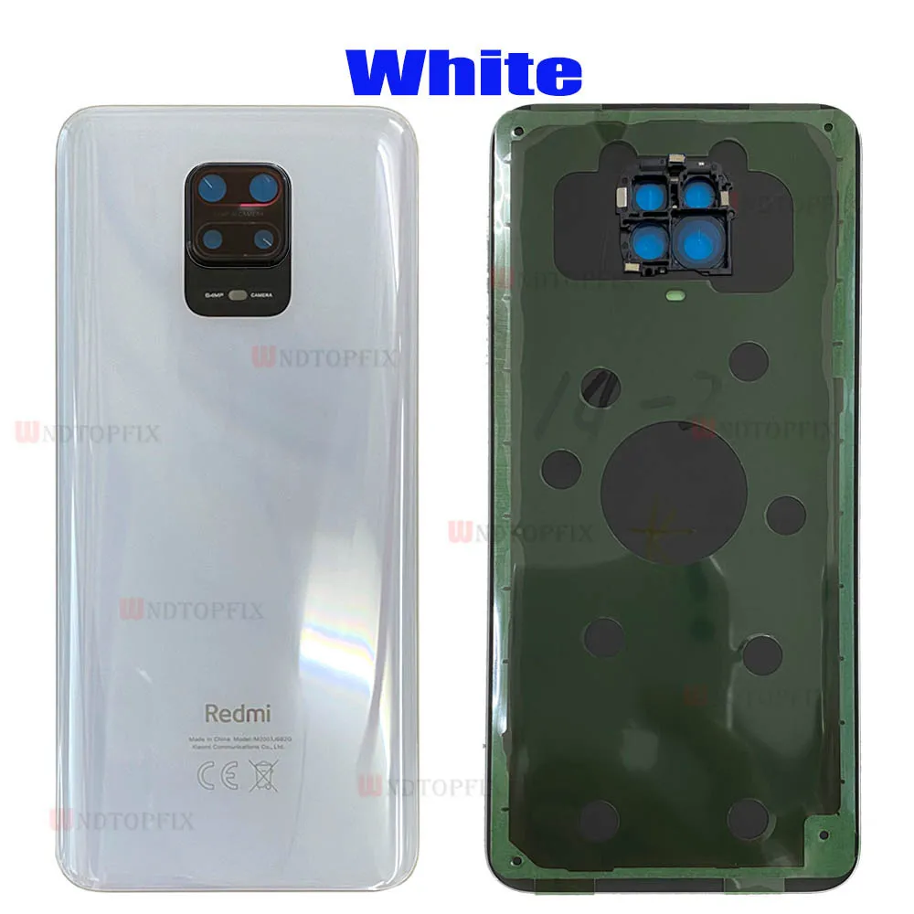 Оригинальный чехол для Xiaomi Redmi Note 9s накладка батарейного отсека стекло панель