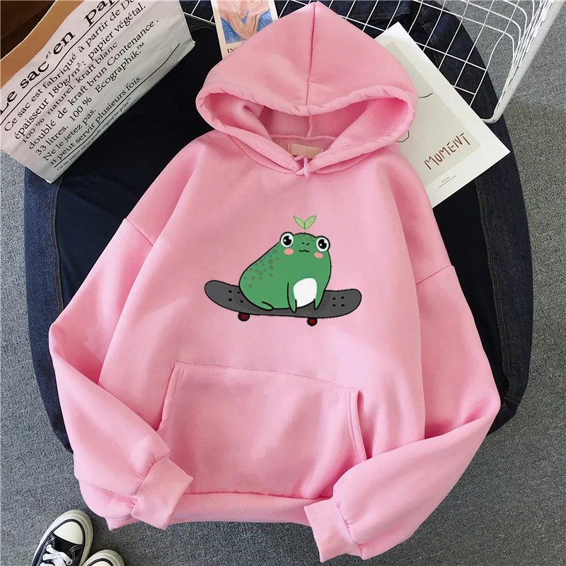 Women Sweetshirts Oversized Women Hoodies Made In Letter Print Sweatshirt Womens Winter Warm Streetwear Pullovers Thick Hoodie
