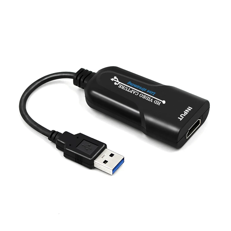 

High Speed Video Capture Card Full HD 1080P USB 2.0 Game Capture Video Adapter For Live Video Streaming Webcasting
