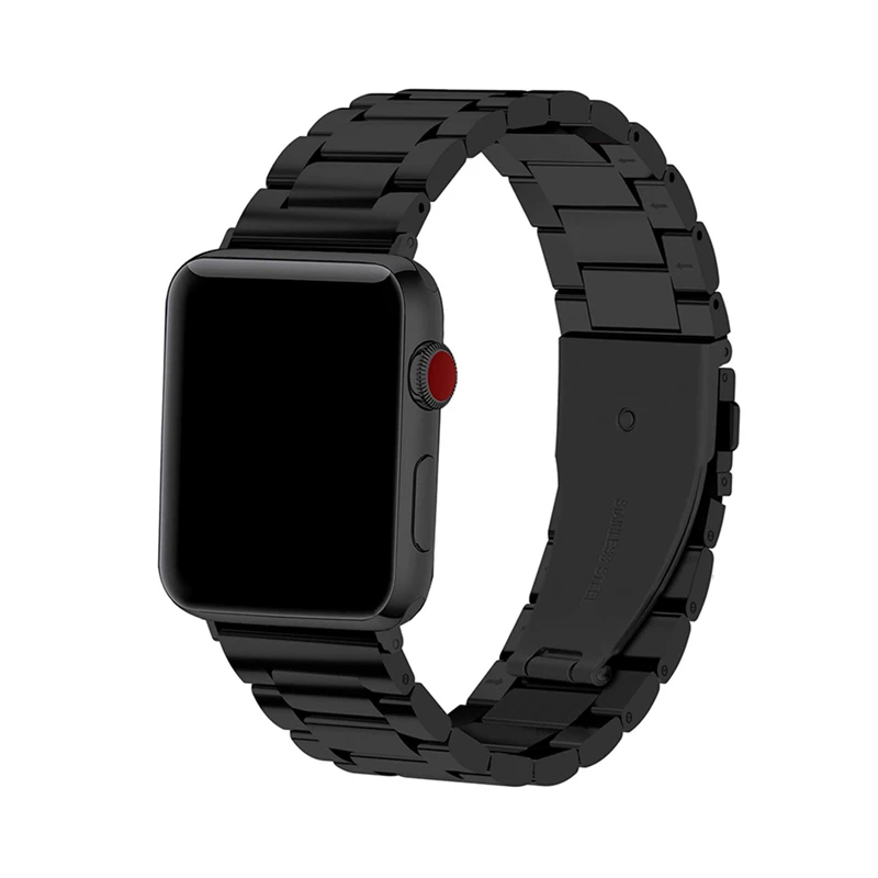 Ремешок из нержавеющей стали для apple watch ремешок 44 мм 40 мм apple watch, ремешок 42 мм, 38 мм, версия наручных часов Iwatch серии 5/4/3/2/1 металлический браслет wristbelt