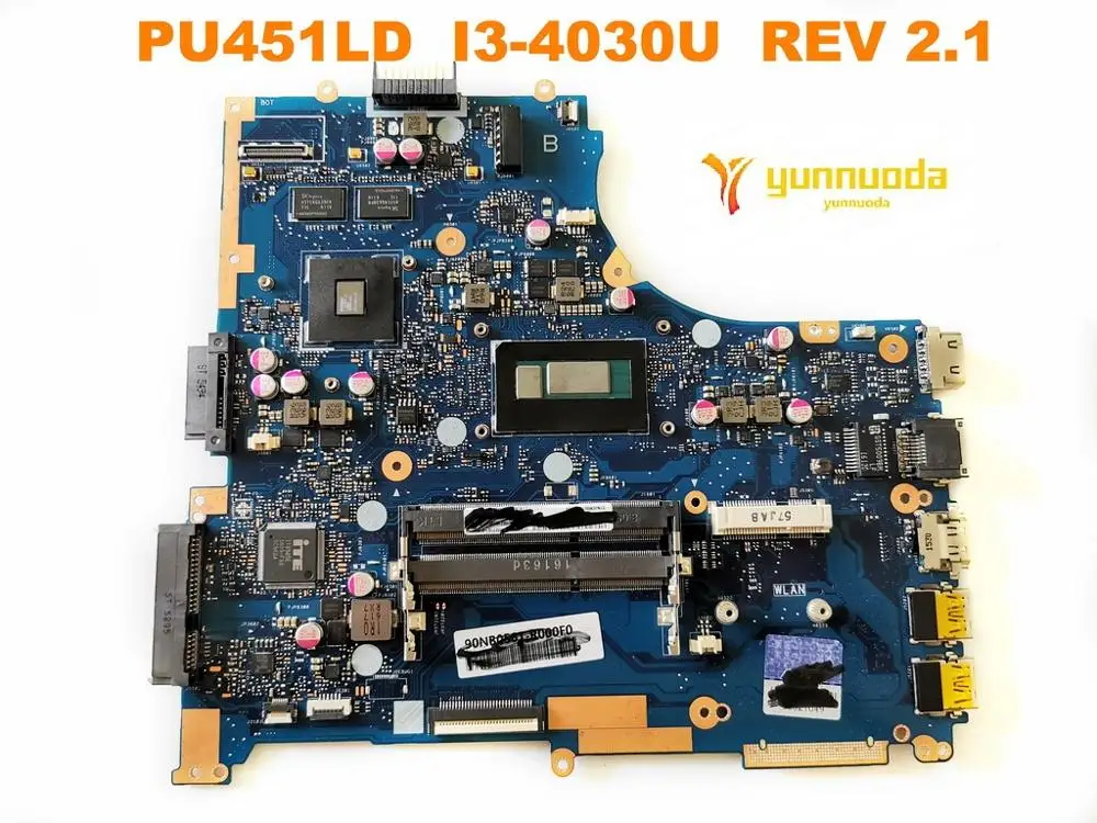 Оригинальная материнская плата для ноутбука ASUS PU451LD модель I3 4030U REV 2 1