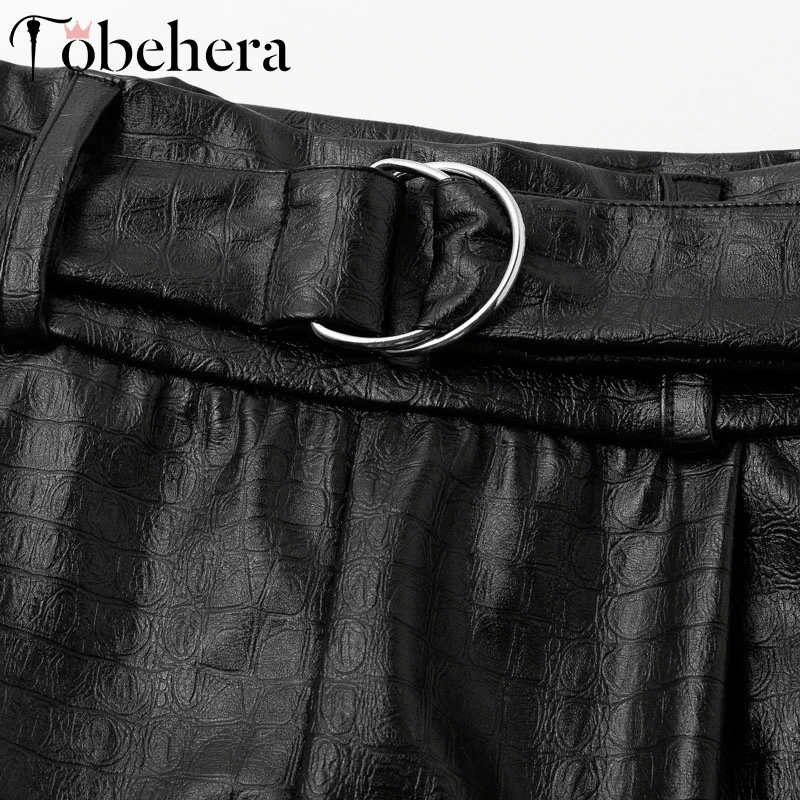 Glamaker крокодиловая кожа искусственная обтягивающие брюки & apris женские черные