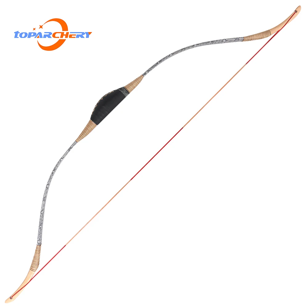 30-50lbs Traditional Bow For Hunting Archery Target Shooting Wooden Longbow Recurve Bows For Shooting Outdoor Sports Shooting