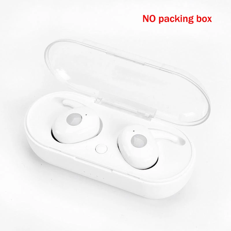 without packing box 1350 Bluetooth 5,0 наушники спортивные наушники с крючками TWS Super Bass Ture беспроводные наушники для мобильного телефона Быстрая - Цвет: without packing box