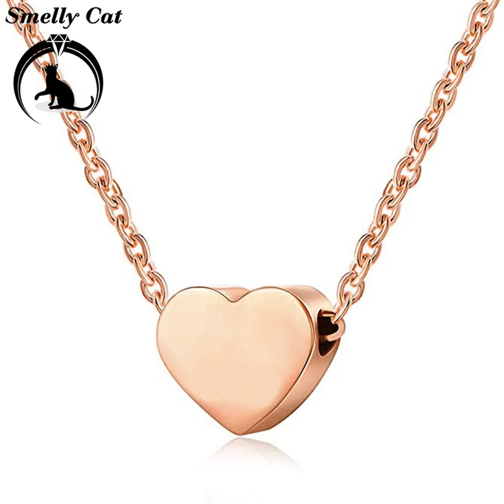 Вонючий кот простая цепочка в виде сердца ожерелье модное ювелирное изделие для