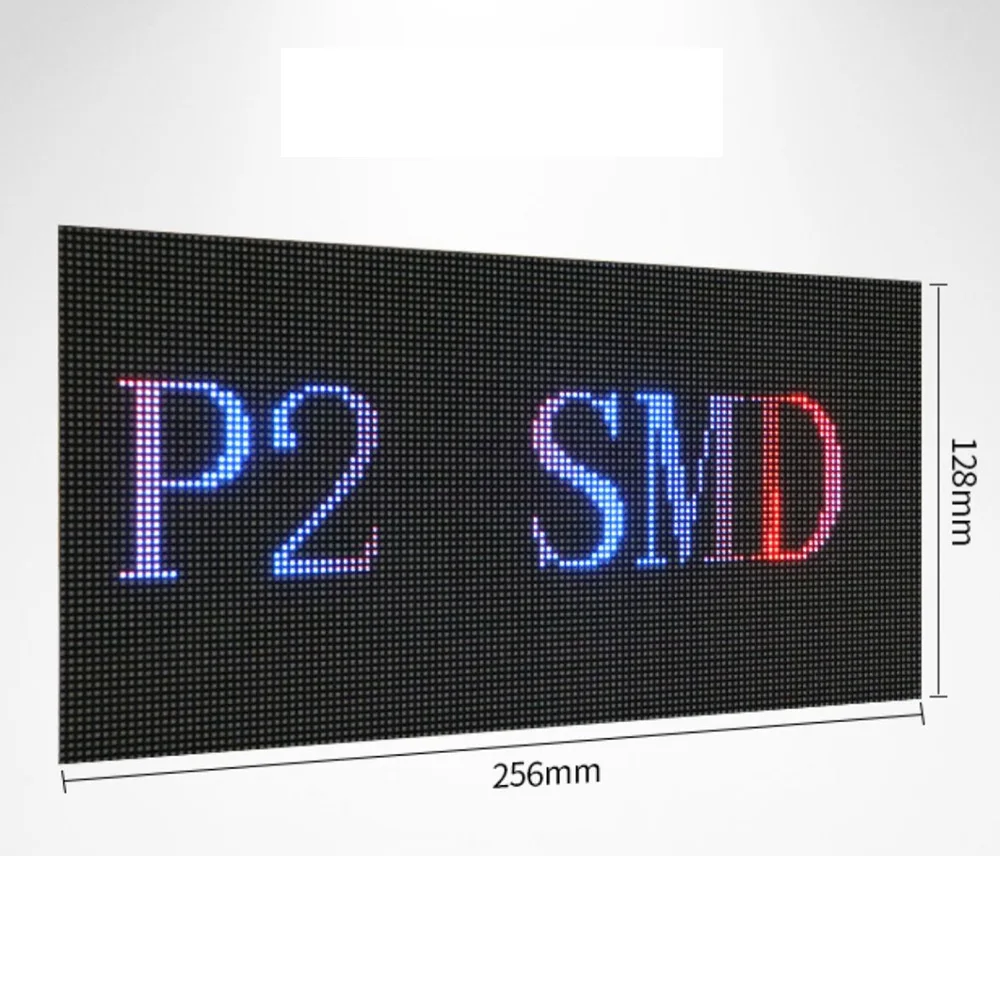 Фото Плата со светодиодной матрицей P2 128*64 пикселей сканирование 1/32 SMD1515 комнатный