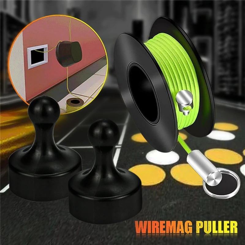 

Magnetic Threader Professional Cable Puller Snap Wire Guider Wire Cable Running Puller Device Pulling Wire Easy Use Hand 28GF