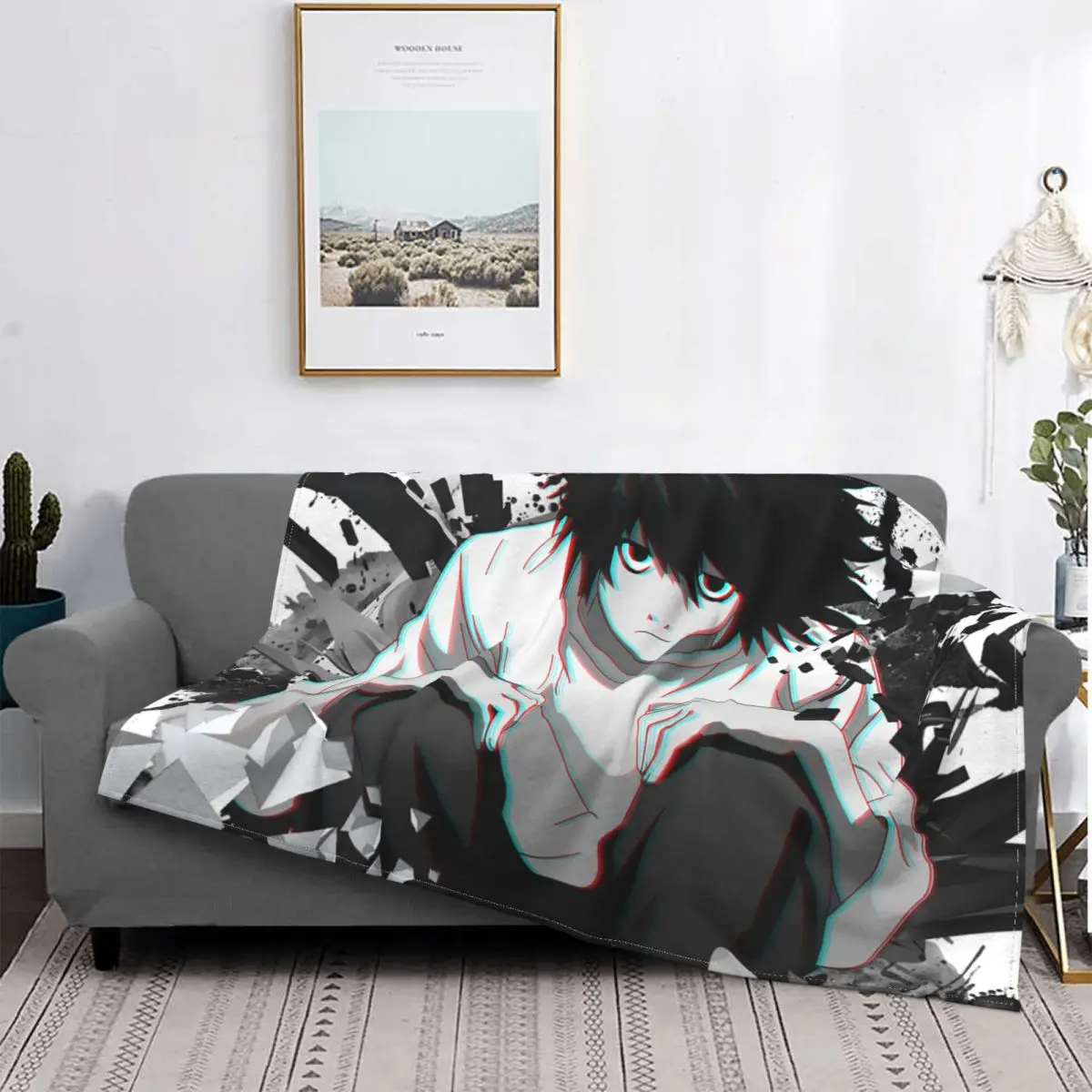 L Lawliet Death Note флисовое покрывало s Shinigami аниме одеяло для Кровати Покрывало