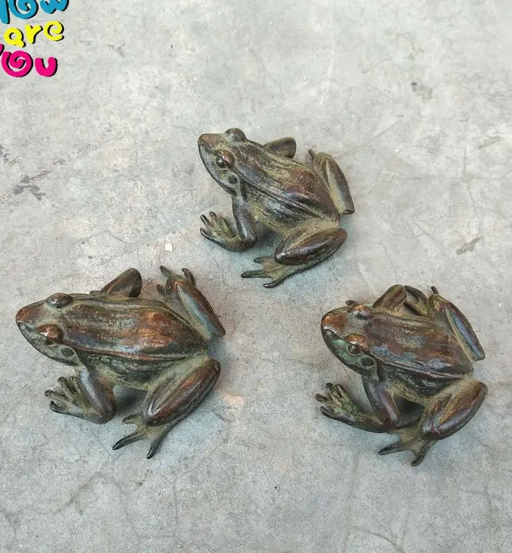 3 винтажный амулет Риши лягушка экзорциз дух Лар талисман счастливый