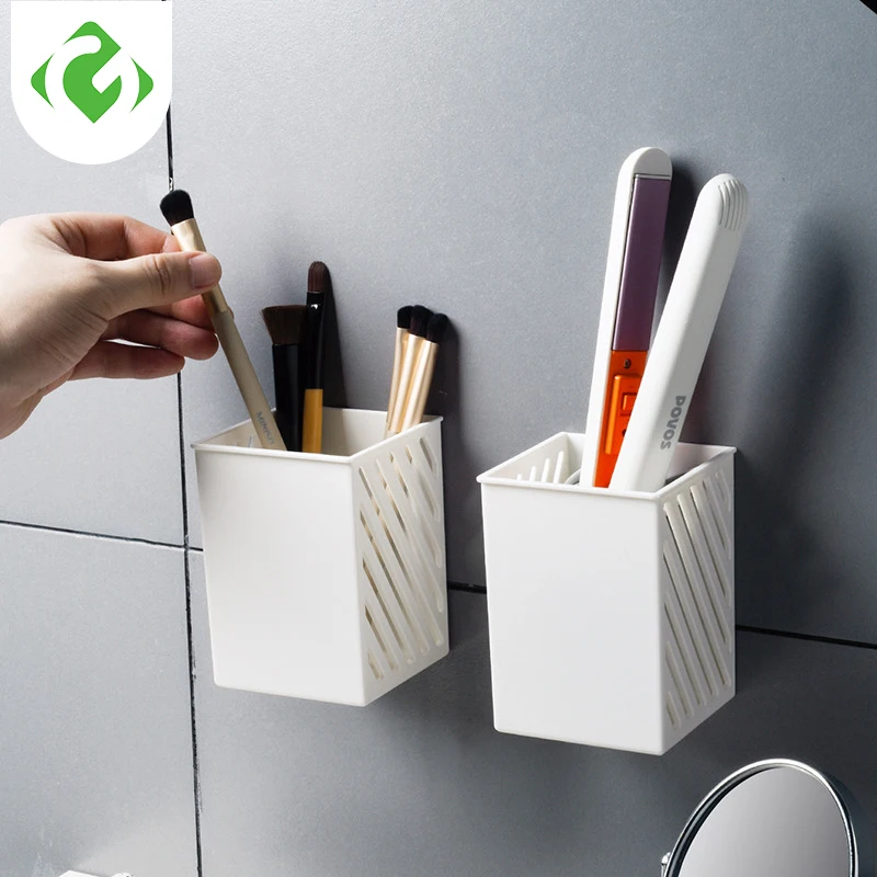 

Pen holder simple pure color hollow creative student stationery Desktop desk multifunction PE Pen container office supplies