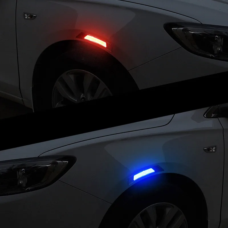 2 шт. светоотражающие наклейки из углеродного волокна|Наклейки на автомобиль| |