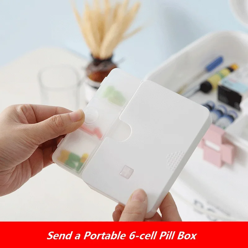 Многофункциональная двухслойная портативная медицинская аптечка Детская для