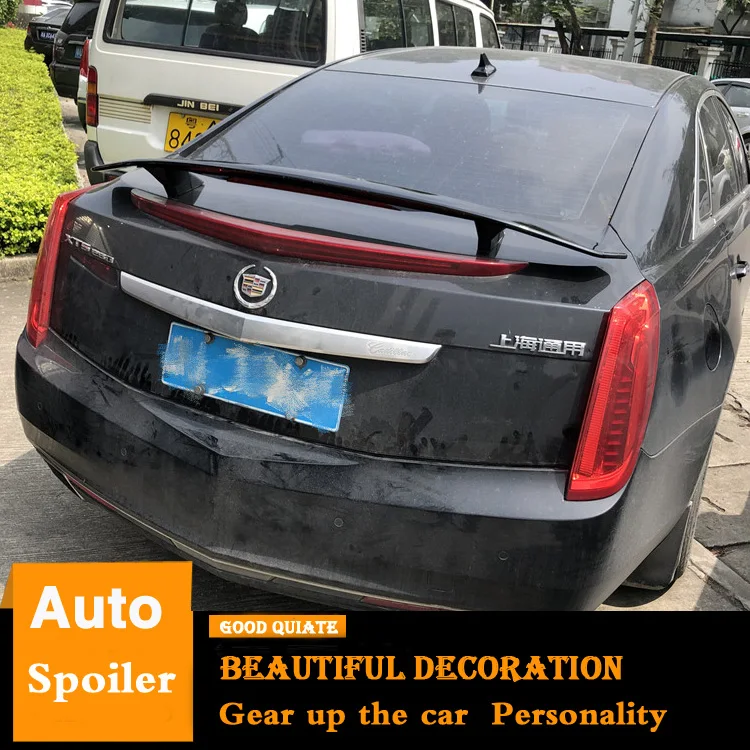 Спойлер для Cadillac XTS светильник спортивный ABS пластик материал заднее крыло