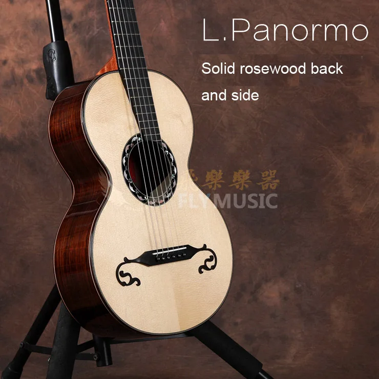 rosewood Martinez L. Panormo 18-й век мастер-класс Классические гитары - Цвет: rosewood
