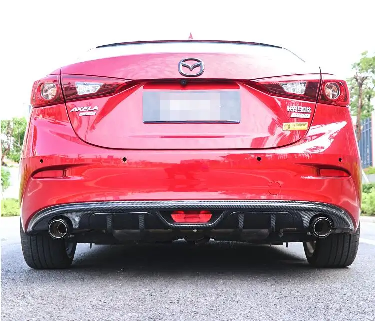 Диффузор для заднего бампера Mazda 3 Axela ABS 2017-2019 SC | Автомобили и мотоциклы