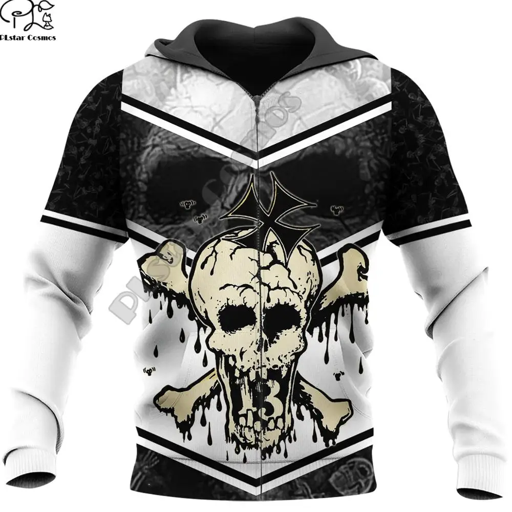 

PLstar Cosmos Newest Ghost Gothic Skull Funny Harajuku Pullover NewFashion Streetwear 3DPrint Zip/Hoodies/Sweatshirts/Jacket S-7