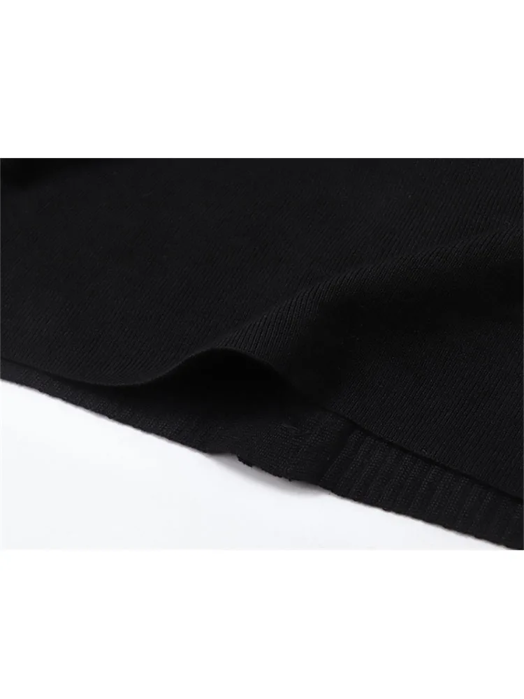 Women Knitted Cardigans Sweater Ladies Lapel Long Sleeve Hollow Out Sweet Fashion Vintage Casual Oversized Loose Knitwear Tops |