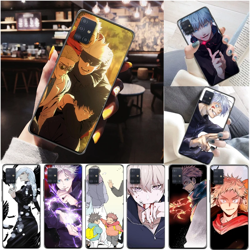 

Jujutsu Kaisen Sukuna Satoru Gojo Fushiguro Megumi Yuji Itadori Phone Case For Samsung Galaxy A51 A71 4G 5G Coque Cases Carcasa