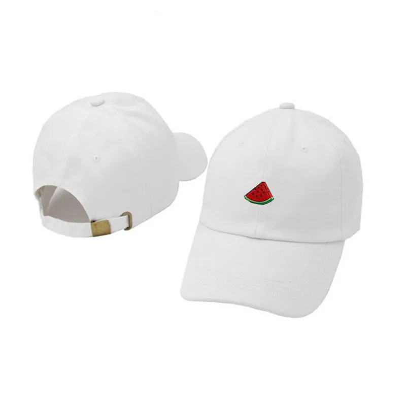 Бейсбольная кепка арбуза хип-хоп вышивка фрукты рэпер папа шляпа уличная Кепка